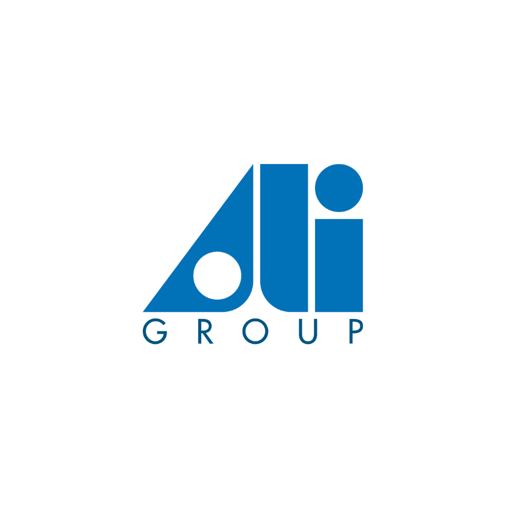 AI Group logo: blue geometric shapes forming the letters 'ai' with 'GROUP' beneath in blue.